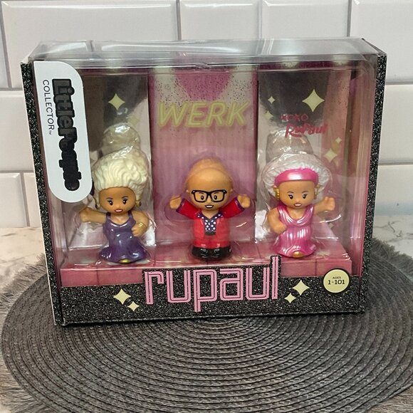 New In Box: Little People Collector RuPaul Figure Set - Picture 1 of 3